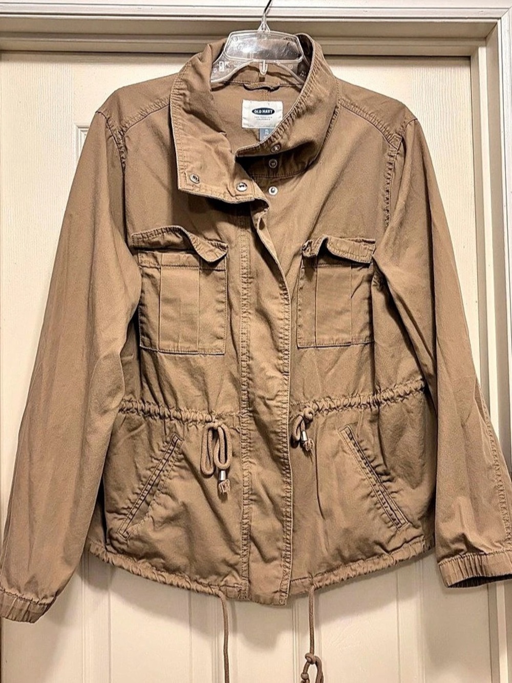 Old Navy Women’s Utility Jacket in Tan Size XL